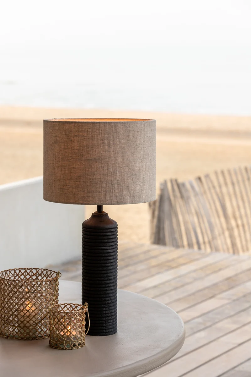Shade cylinder 25-25-18 cm LIVIGNO natural