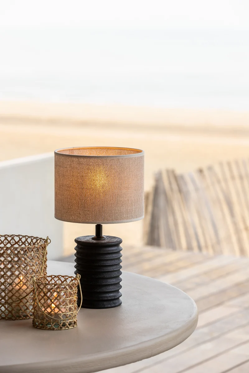 Shade cylinder 20-20-15 cm BRESKA pearl white