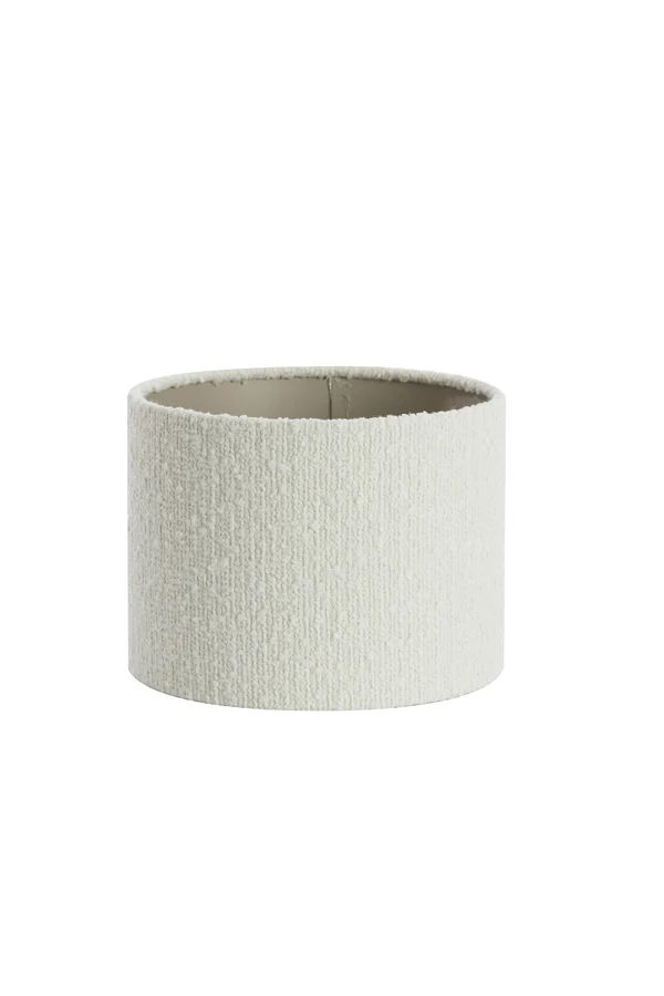Shade cylinder 20-20-15 cm BOLERO white