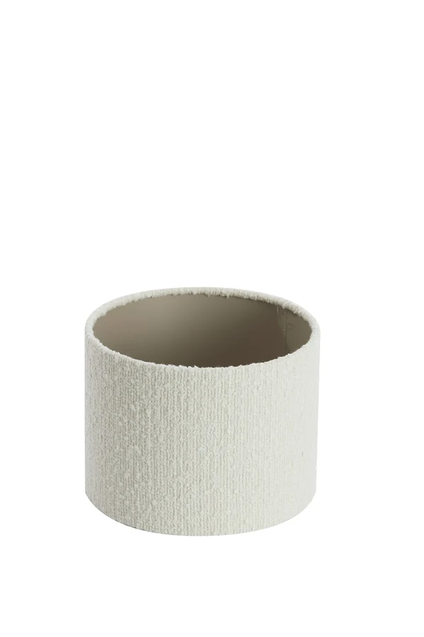 Shade cylinder 20-20-15 cm BOLERO white