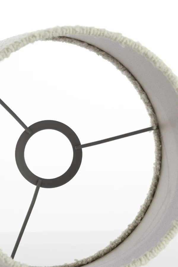 Shade cylinder 20-20-15 cm BOLERO white