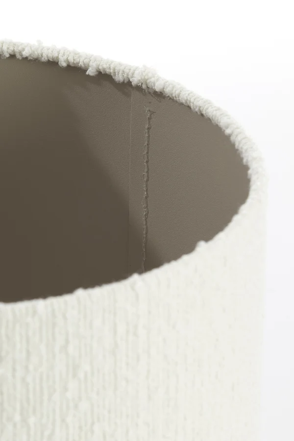 Shade cylinder 20-20-15 cm BOLERO white