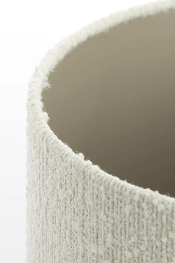 Shade cylinder 20-20-15 cm BOLERO white