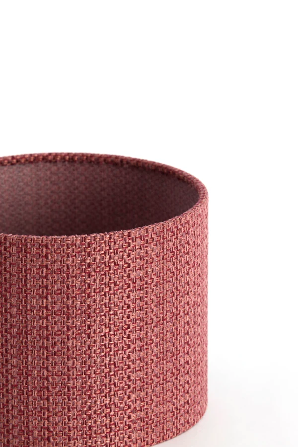 Shade cylinder 20-20-15 cm BLUSH red