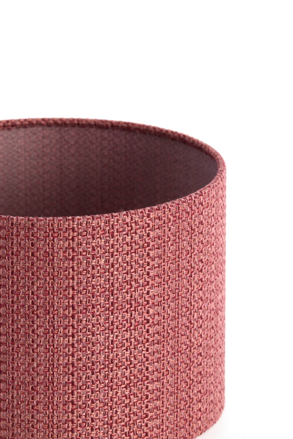 Shade cylinder 20-20-15 cm BLUSH red