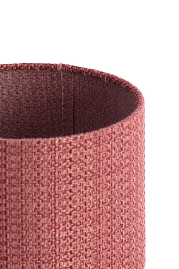 Shade cylinder 20-20-15 cm BLUSH red