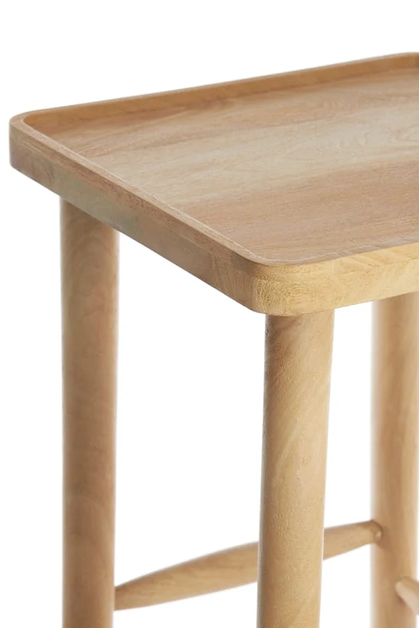 Pillar 32x32x80 cm QIANO mango wood natural