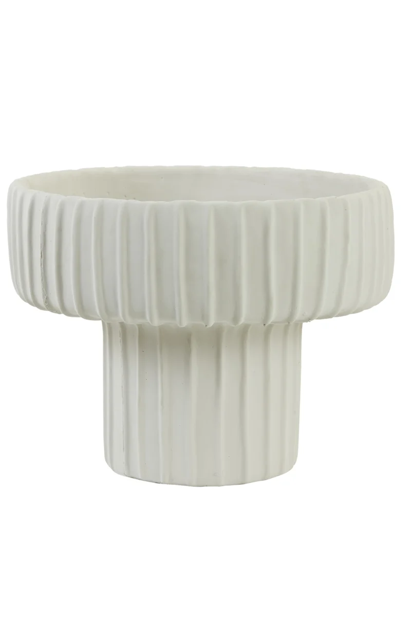 Pot deco 40x30 cm MAJA cement cream