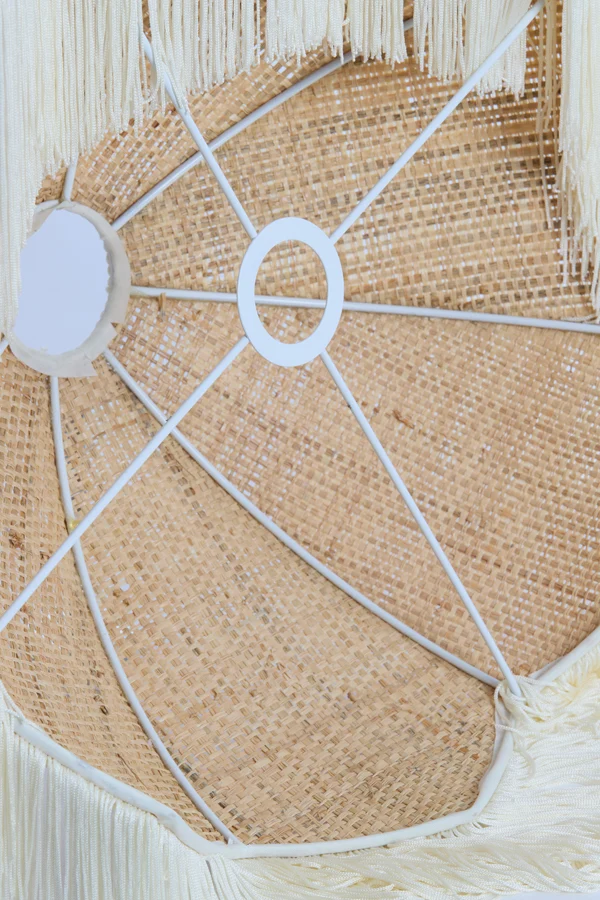 Shade 45x35,5 cm MALACIA raffia natural+cream