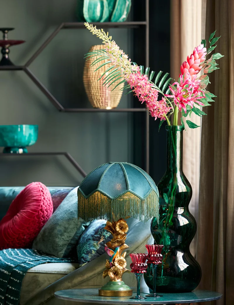 Shade 35x26 cm MALACIA velvet green