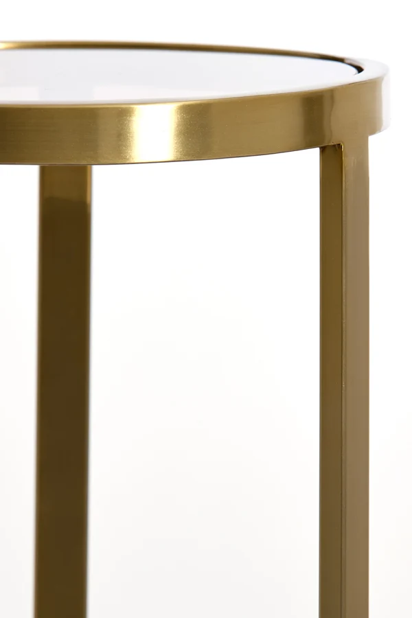 Pillar 30x60,5 cm RETIRO glass brown-light gold