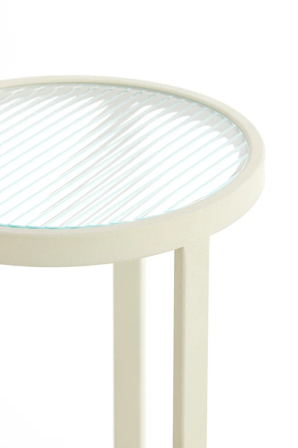 Pillar 30x60,5 cm RETIRO clear rib glass+cream