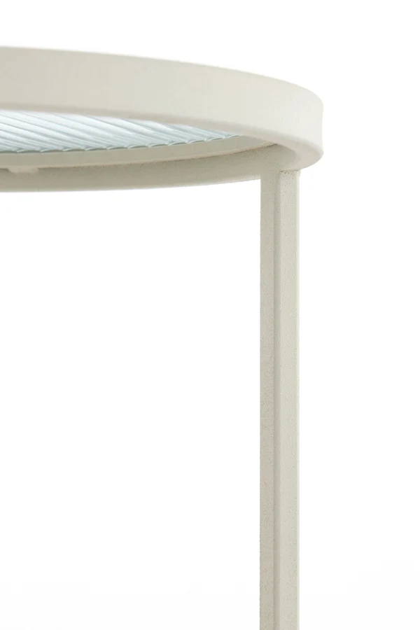 Pillar 30x60,5 cm RETIRO clear rib glass+cream