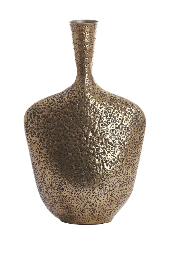 Pot deco 34,5x17,5x55 cm ALFENA antique bronze