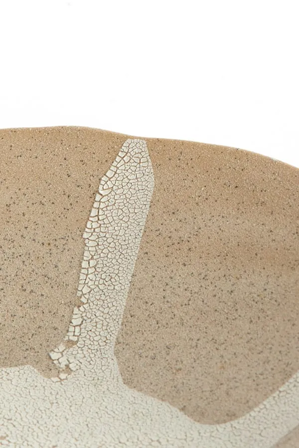 Ornament hanging 34x6x38,5 cm SOLEIL matt sand-cream
