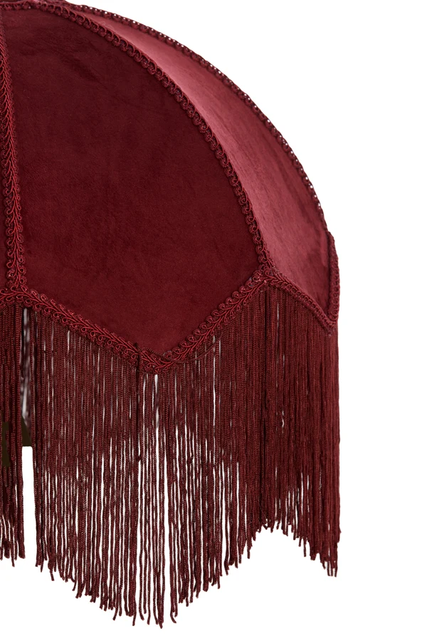 Shade 35x26 cm MALACIA velvet burgundy
