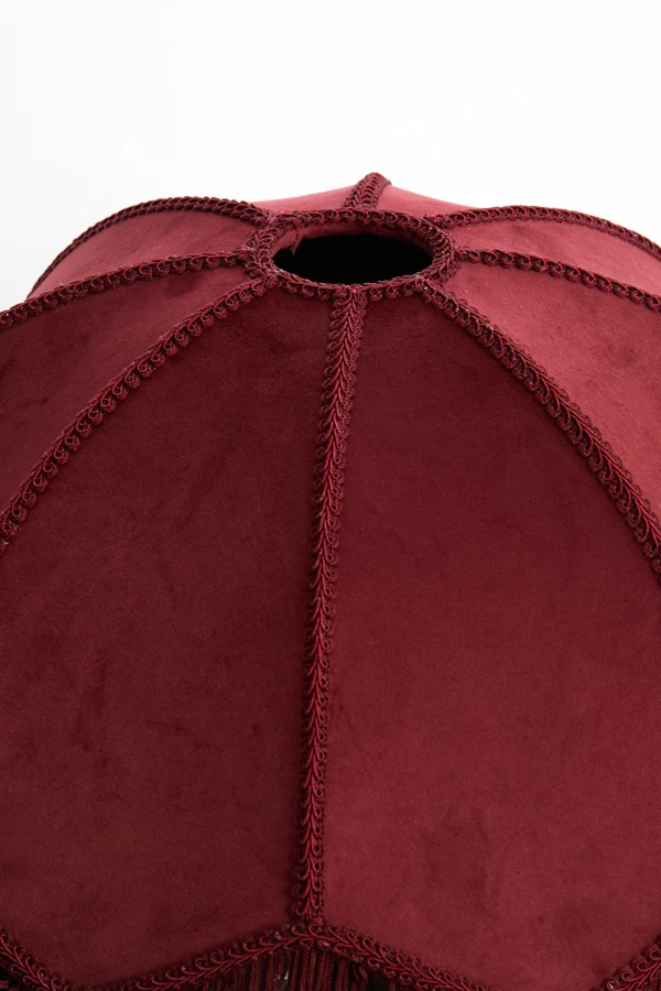 Shade 35x26 cm MALACIA velvet burgundy