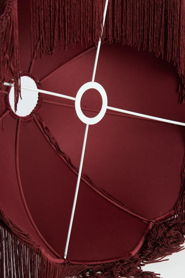Shade 35x26 cm MALACIA velvet burgundy