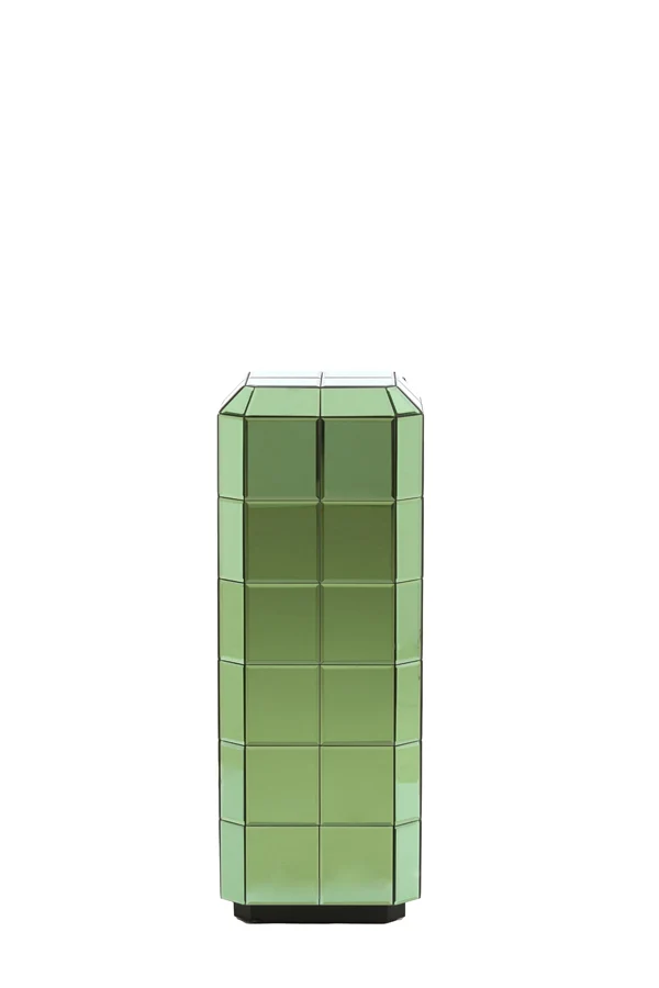 Pillar 30x30x80 cm LUCIANO green
