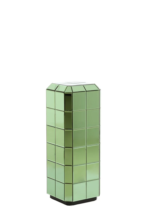 Pillar 30x30x80 cm LUCIANO green