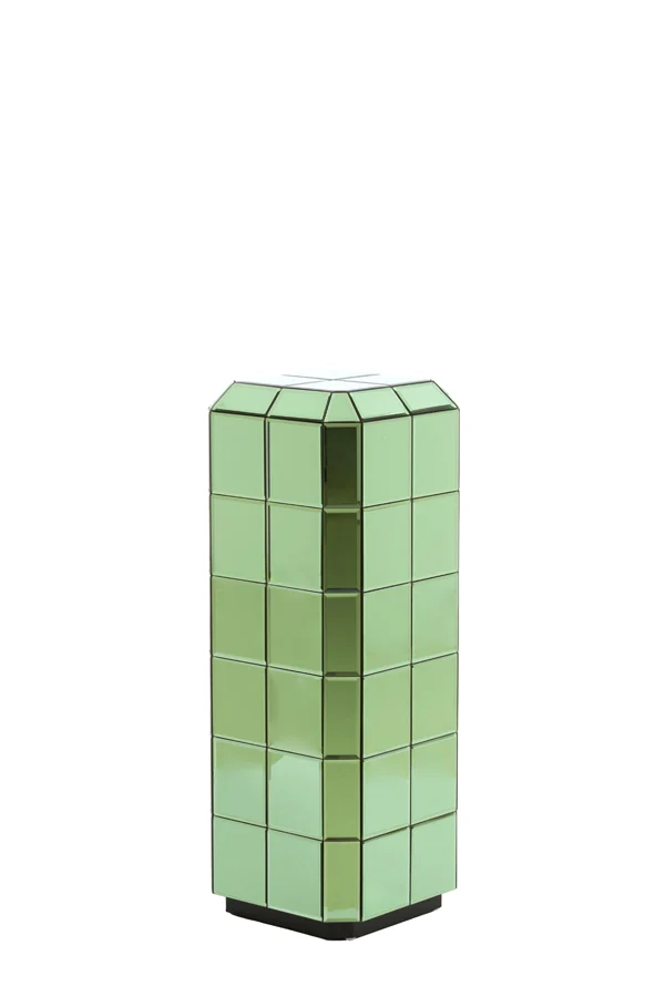 Pillar 30x30x80 cm LUCIANO green