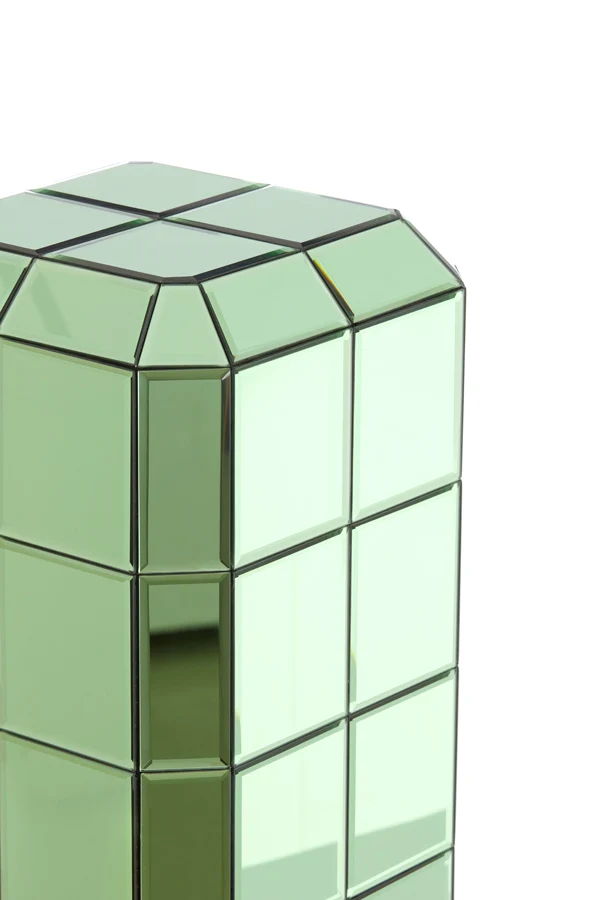 Pillar 30x30x80 cm LUCIANO green