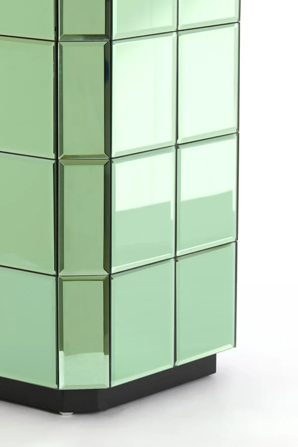 Pillar 30x30x80 cm LUCIANO green