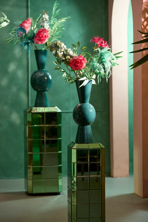 Pillar 30x30x80 cm LUCIANO green