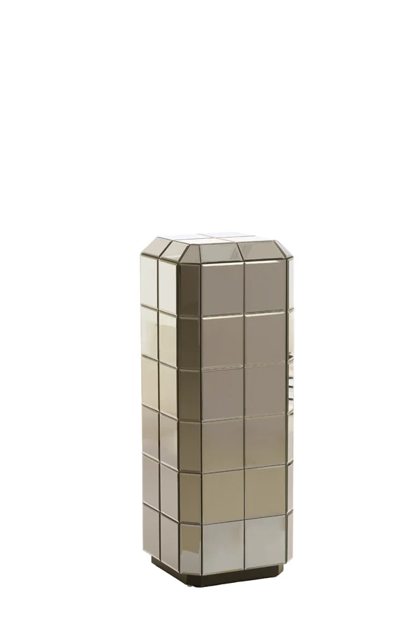 Pillar 30x30x80 cm LUCIANO brown