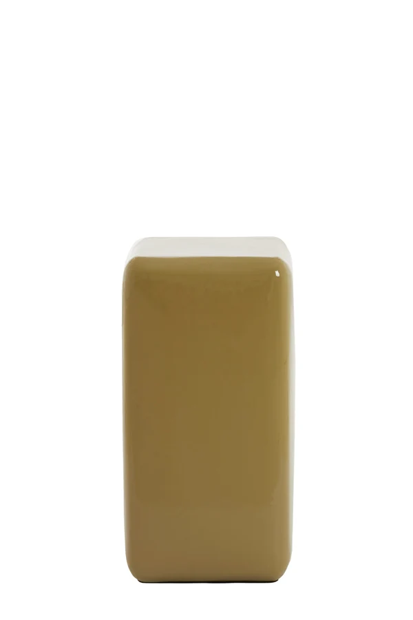 Pillar 30x30x60 cm FABI shiny olive green