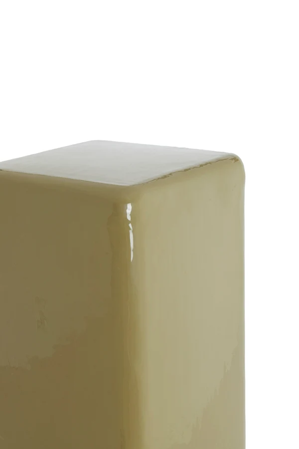 Pillar 30x30x60 cm FABI shiny olive green