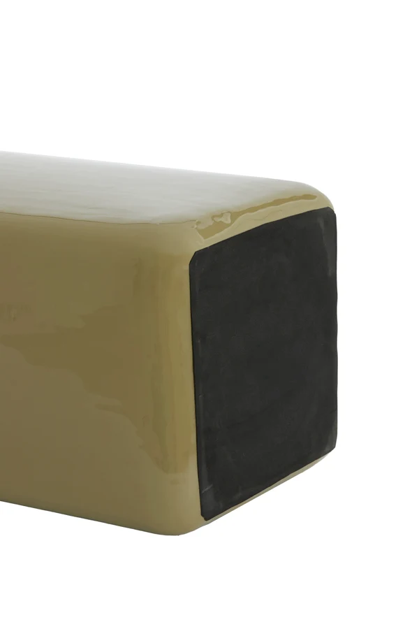 Pillar 30x30x60 cm FABI shiny olive green