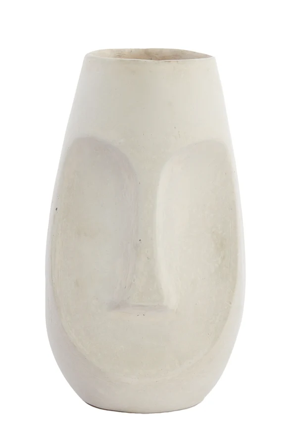 Pot deco 21x18x36 cm FACE natural