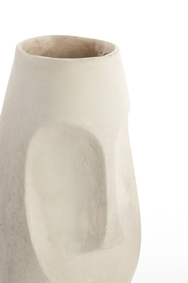 Pot deco 21x18x36 cm FACE natural