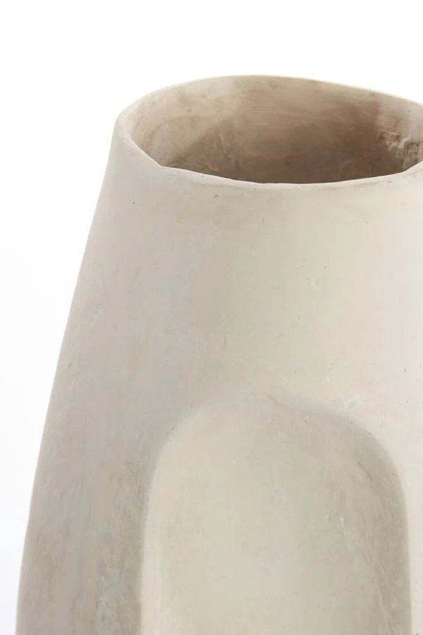 Pot deco 21x18x36 cm FACE natural