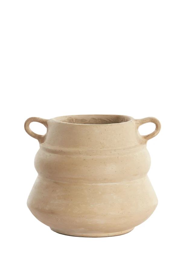 Pot deco 21,5x20x17,5 cm TARIFA natural