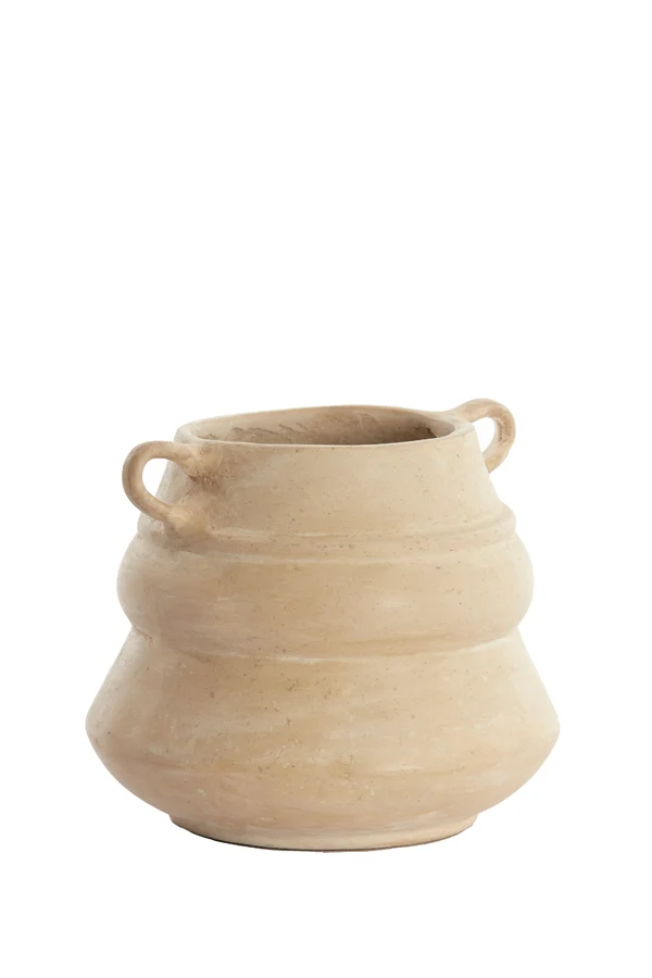 Pot deco 21,5x20x17,5 cm TARIFA natural