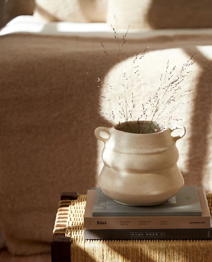 Pot deco 21,5x20x17,5 cm TARIFA natural