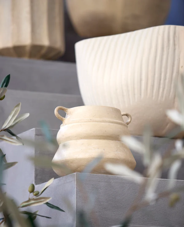 Pot deco 21,5x20x17,5 cm TARIFA natural
