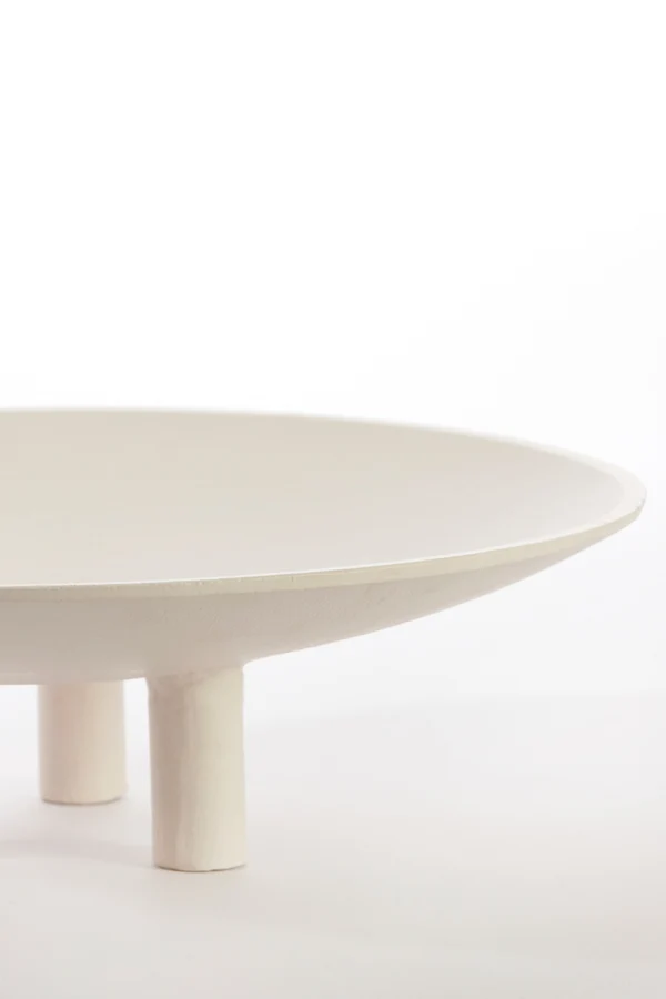 Plateau on base 40x11 cm TABUA cream