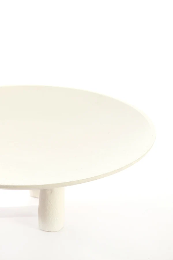 Plateau on base 30,5x10,5 cm TABUA cream