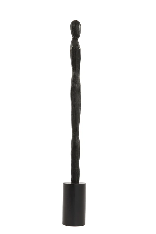 Ornament 9,5x9,5x90 cm KATOPA wood matt black