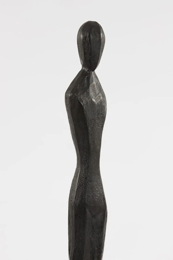 Ornament 9,5x9,5x90 cm KATOPA wood matt black
