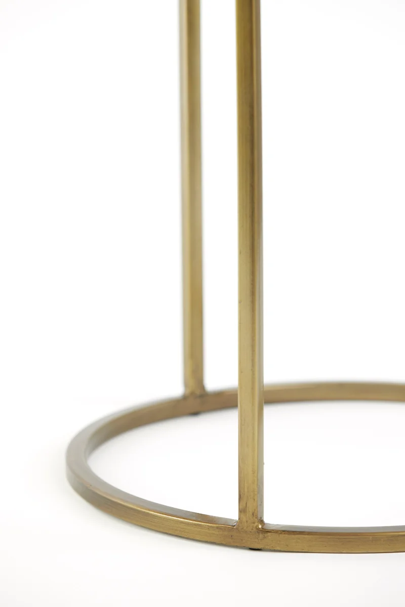 Pillar S/2 30x80+35x100 cm SOBRINA black agate+ant. bronze