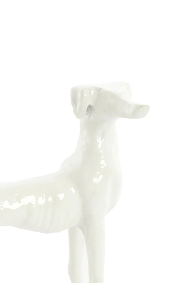 Ornament S/2 17x8x18+17x8x18 cm DOGS cream