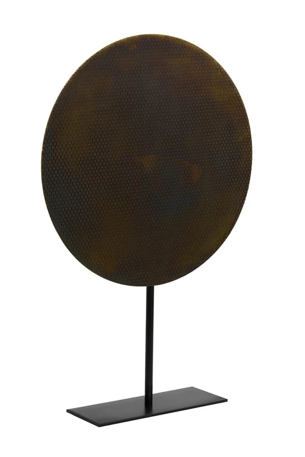 Ornament on base 40x10x60 cm RASIM ant. brown bronze+black