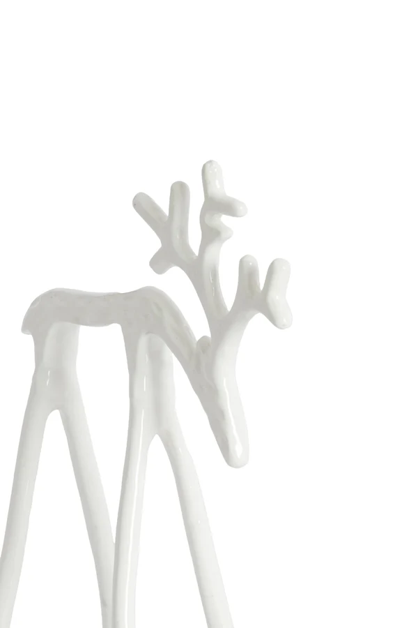 Ornament 17,5x8,5x20 cm DEER cream