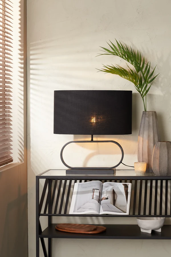 Lamp base 47x13x29 cm JAMIRO matt black