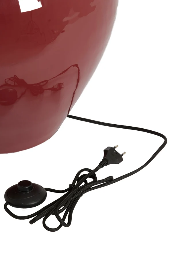 Lamp base 46x69 cm NANA shiny burgundy