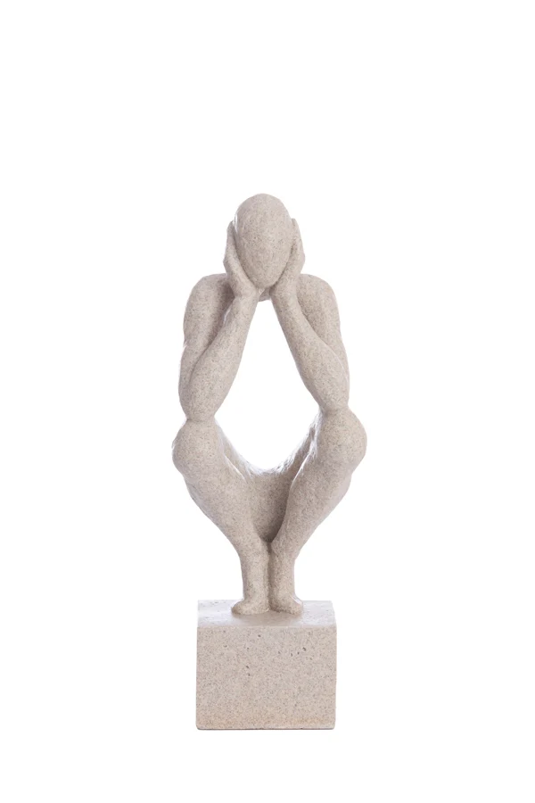 Ornament 15x13x40,5 cm LIVNO taupe
